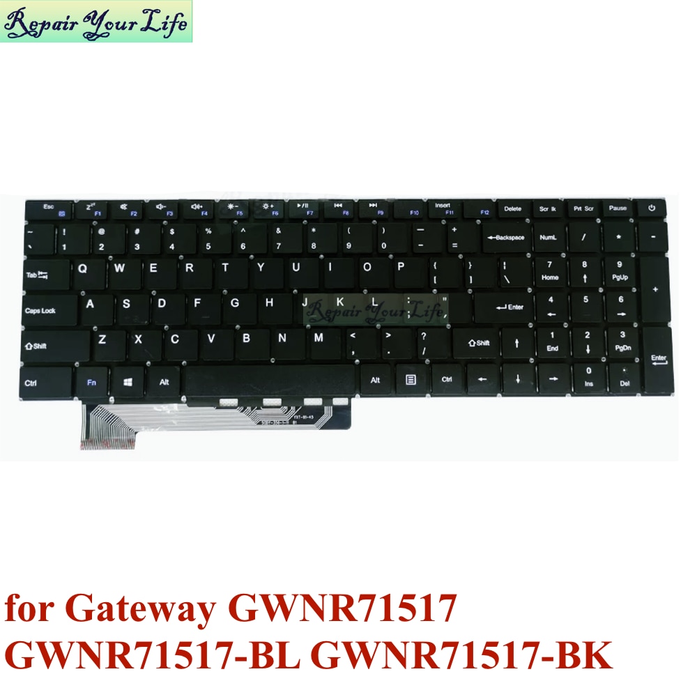 New gwnr71517 tiếng Anh Mỹ bàn phím máy tính Notebook cho cổng GWNR71517