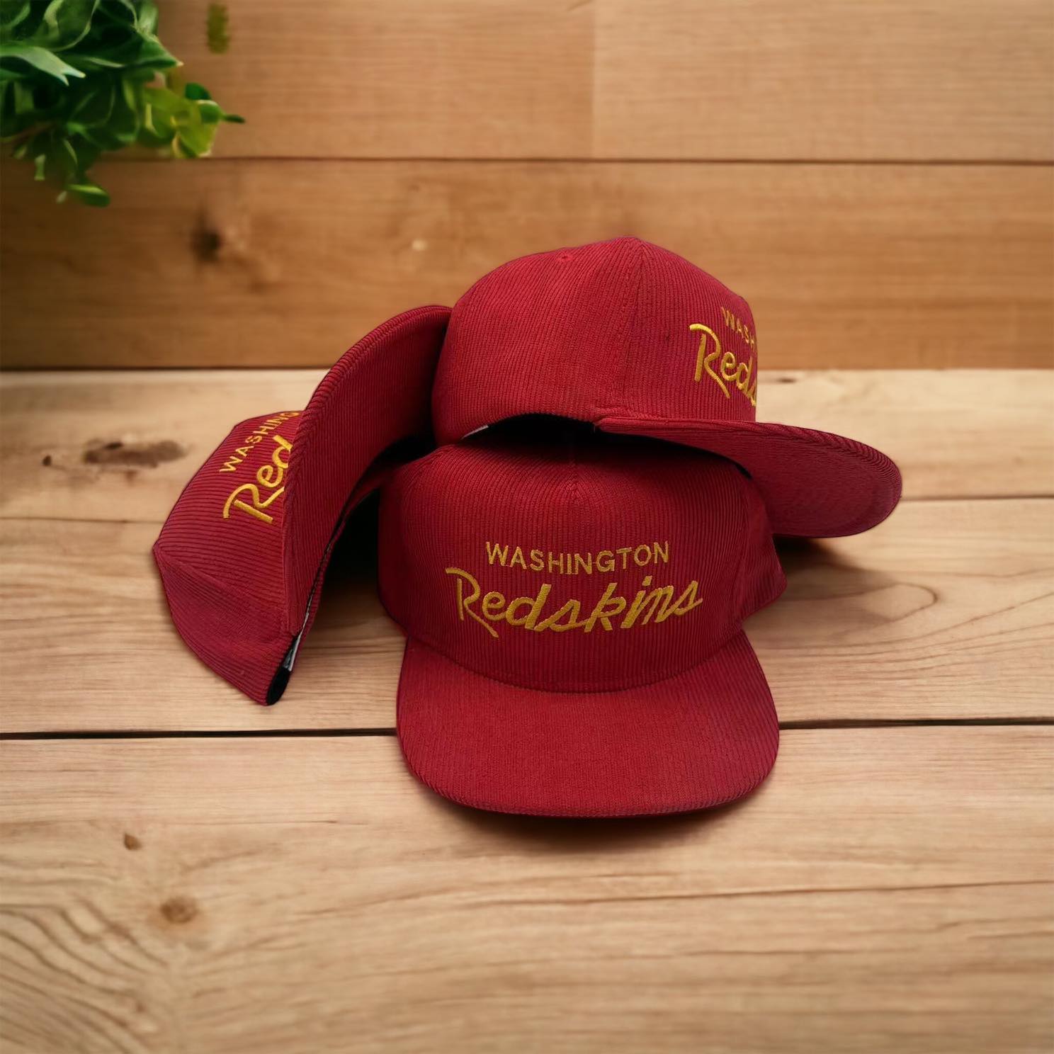 Classic Throwback Washington Redskins Embroidered Logo Snapback Cap Hat NEW  NWT