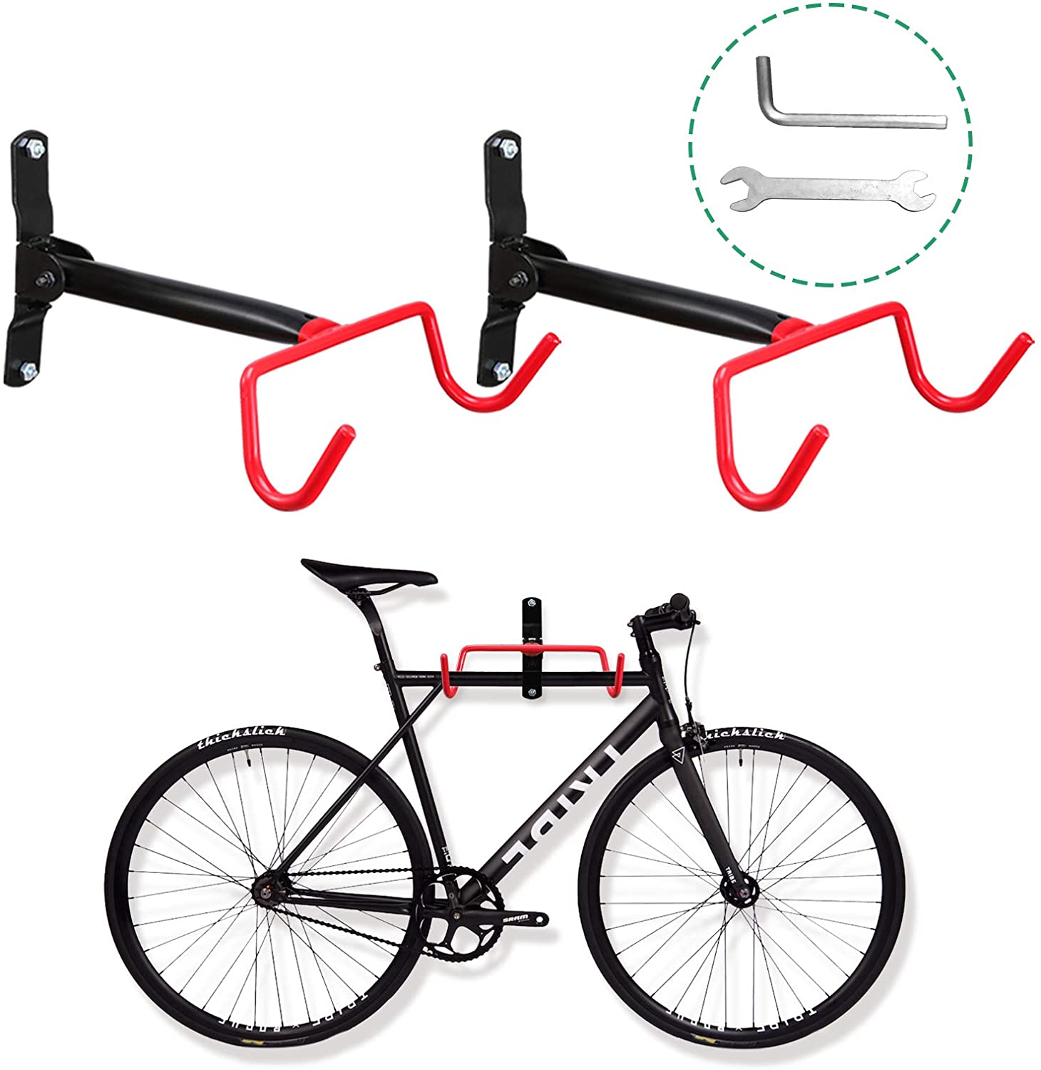 Horizontal Wall Mount Bike Hanger Display Rack Lazada PH