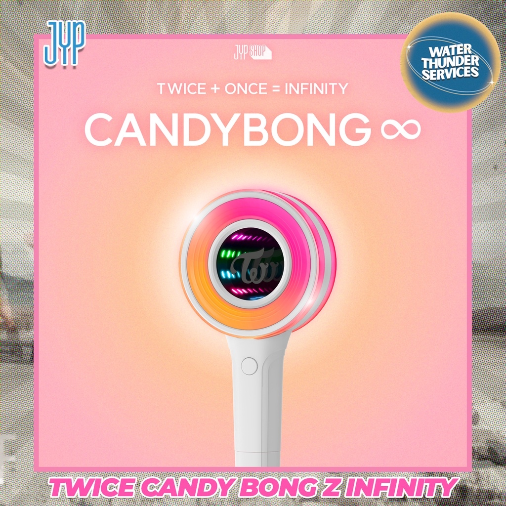 TWICE CANDY BONG ∞ Infinity Official Light Stick with JYP Japan