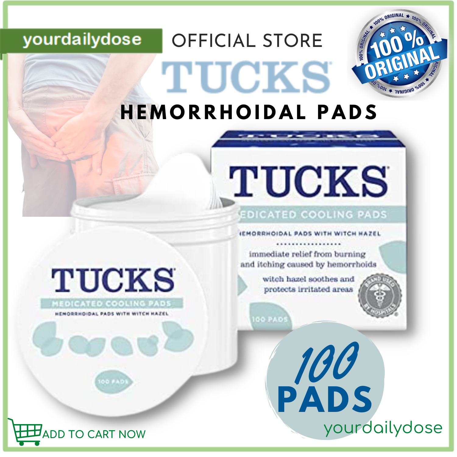 Tucks Hemorrhoid Cooling Pads