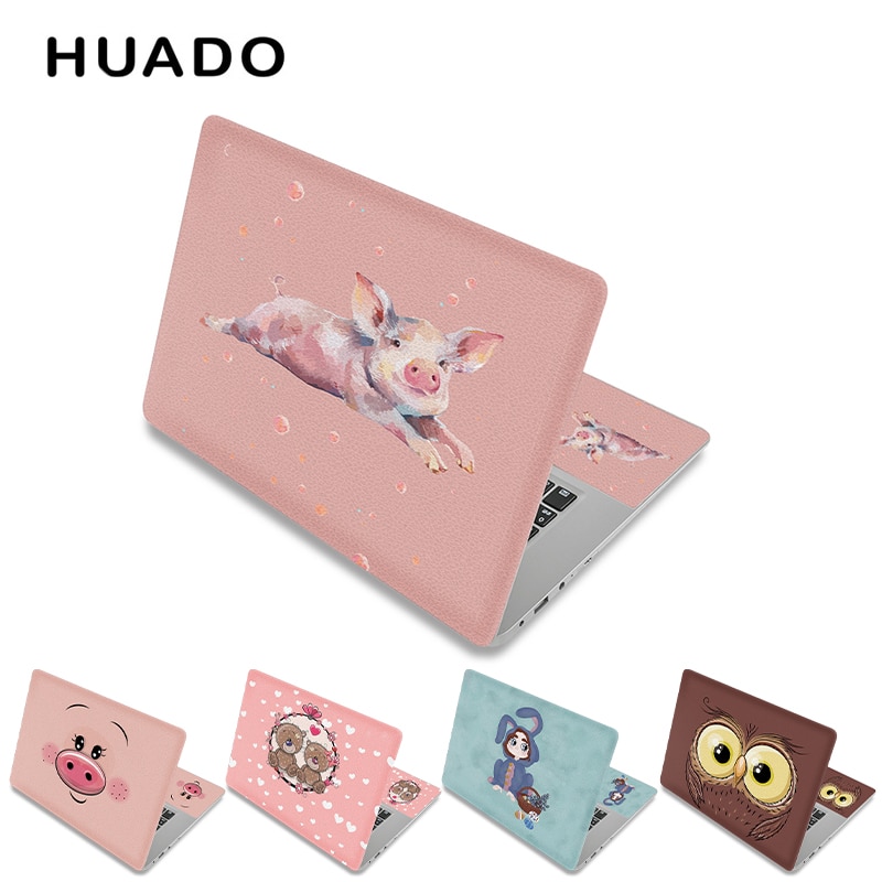 Laptop Skin Cute Animal 13.3 15.6 Notebook Sticker Cover Vinyl Removable