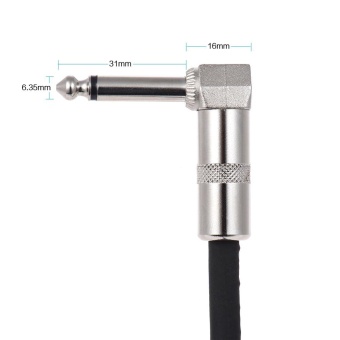 Ammoon 6-Pack Guitar Effect Pedal Instrument Patch Cable 15cm/ 0.5ft Long With 1/4 Inch 6.35mm Silver Right Angle Plug Black + White Woven Jacket ^ - Intl June 2018 - 4 ammoon 6-Pack Guitar Effect Pedal Instrument Patch Cable 15cm/ 0.5ft Long with 1/4 Inch 6.35mm Silver Right Angle Plug Black + White Woven Jacket ^ - intl - 4