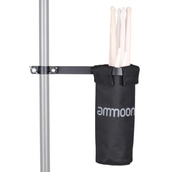 Ammoon Drum Stick Holder Drumstick Bag 600D With Aluminum Alloy Clamp For Drum Stand Outdoorfree - Intl June 2018 - 3 ammoon Drum Stick Holder Drumstick Bag 600D with Aluminum Alloy Clamp for Drum Stand Outdoorfree - intl - 3