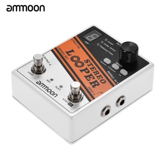 Ammoon STEREO LOOPER Loop Record Guitar Effect Pedal 10 Independent Loops Max. 10min Recording Time For Each Loop Unlimited Overdubbing - Intl April 2018 - 2 ammoon STEREO LOOPER Loop Record Guitar Effect Pedal 10 Independent Loops Max. 10min Recording Time for Each Loop Unlimited Overdubbing - intl - 2