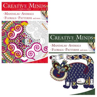 Creative Minds Coloring Books For Adults 1 & 2 June 2018 - 2 Creative Minds Coloring Books for Adults 1 & 2 - 2