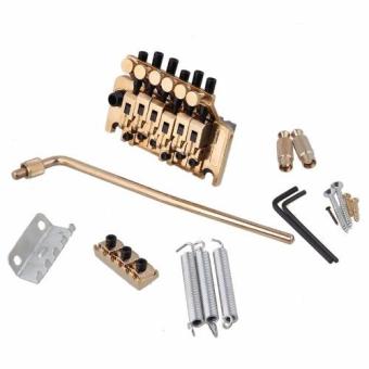 Davis Floyd Rose Lic Tremolo Bridge Double Locking System (Gold) June 2018 - 2 Davis Floyd Rose Lic Tremolo Bridge Double Locking System (Gold) - 2