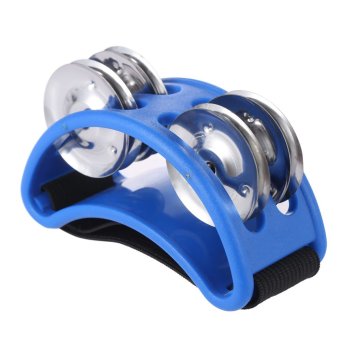 Foot Tambourine Percussion Musical Instrument 2 Sets Metal JingleBell June 2018 - 4 Foot Tambourine Percussion Musical Instrument 2 Sets Metal JingleBell - 4