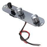 Guitar Control Plate 3 Way Switch Prewired For Fender Tele Telecaster New Chrome August 2018 - 4 Guitar Control Plate 3 Way Switch Prewired For Fender Tele Telecaster New Chrome - 4
