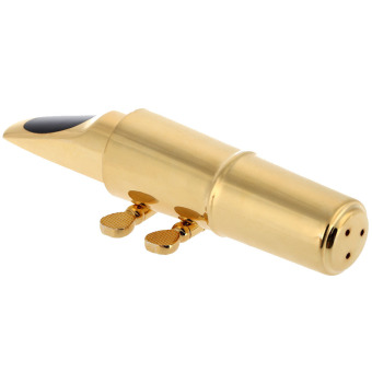 Jazz Alto Sax Saxophone 7C Mouthpiece Metal With Mouthpiece PatchesPads Cushions Cap Buckle Gold Plating June 2018 - 5 Jazz Alto Sax Saxophone 7C Mouthpiece Metal with Mouthpiece PatchesPads Cushions Cap Buckle Gold Plating - 5