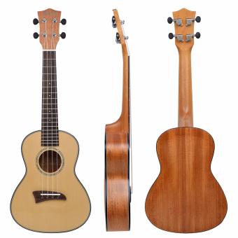 Kmise Solid Spruce Top Concert Ukulele 23 Inch Hawaii GuitarMahogany Back Bone Saddle W/Bag JOYO Tuner - Intl June 2018 - 2 Kmise Solid Spruce Top Concert Ukulele 23 inch Hawaii GuitarMahogany Back Bone Saddle W/Bag JOYO Tuner - intl - 2