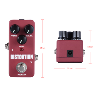 KOKKO FDS2 Mini Distortion Pedal Portable Guitar Effect Pedal - Intl June 2018 - 4 KOKKO FDS2 Mini Distortion Pedal Portable Guitar Effect Pedal - intl - 4