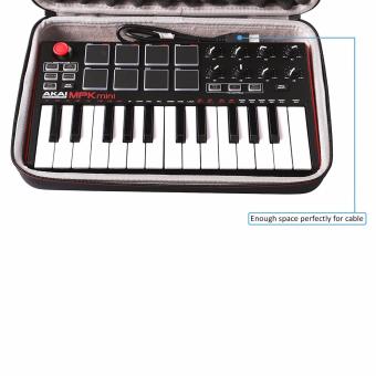LTGEM EVA Hard Storage Carrying Case For Akai Professional MPK Mini MKII 25-Key USB MIDI Controller - Intl June 2018 - 3 LTGEM EVA Hard Storage Carrying Case for Akai Professional MPK Mini MKII 25-Key USB MIDI Controller - intl - 3