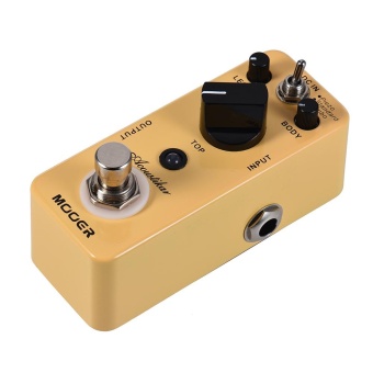 MOOER Acoustikar Acoustic Guitar Simulator Effect Pedal True Bypass With 3 Modes (Piezo/Standard/Jumbo) - Intl April 2018 - 4 MOOER Acoustikar Acoustic Guitar Simulator Effect Pedal True Bypass with 3 Modes (Piezo/Standard/Jumbo) - intl - 4