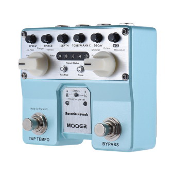 MOOER Reverie Reverb Guitar Effect Pedal 5 Reverberation Modes 5Enhancing Effects With Two Footswitch - Intl June 2018 - 4 MOOER Reverie Reverb Guitar Effect Pedal 5 Reverberation Modes 5Enhancing Effects with Two Footswitch - intl - 4