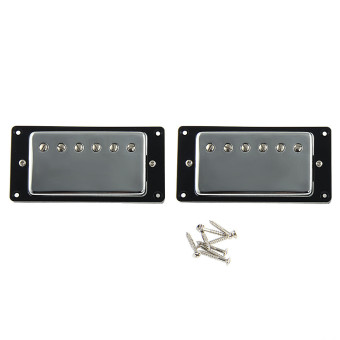 New 2pcs Humbucker Double Coil Pick-up LP Guitar Pickup ForReplacement Sliver Surface Black Box - Intl June 2018 - 3 New 2pcs Humbucker Double coil pick-up LP Guitar Pickup ForReplacement Sliver Surface Black Box - Intl - 3