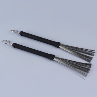 OH 1 Pair Of Rubber Handle Metal Wire Drum Throw Retractable Brushes Sticks June 2018 - 2 OH 1 Pair Of Rubber Handle Metal Wire Drum Throw Retractable Brushes Sticks - 2