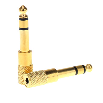 Pair Of Audio Jack Adapter Convertor Stereo Plug Socket ForElectric Guitars Microphone Headphone 6.35mm Male 3.5mm Female June 2018 - 4 Pair of Audio Jack Adapter Convertor Stereo Plug Socket forElectric Guitars Microphone Headphone 6.35mm Male 3.5mm Female - 4