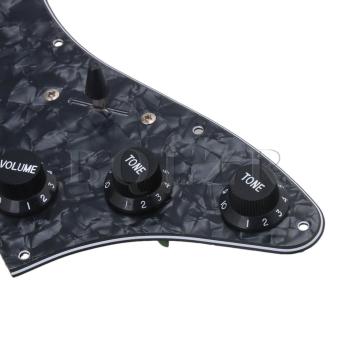 Pearl Plate Pickguard For Guitar SSH Black June 2018 - 5 Pearl Plate Pickguard for Guitar SSH Black - 5