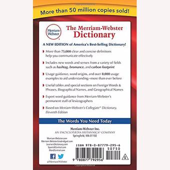 The Merriam-Webster Dictionary English Learner's Features June 2018 - 2 The Merriam-Webster Dictionary English Learner's Features - 2
