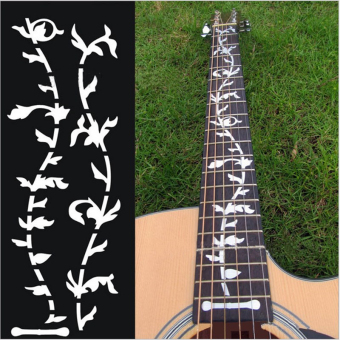 Tree Of Life Guitar Bass Fretboard Inlay Sticker DIY Wall Decal Silver Thin June 2018 - 2 Tree Of Life Guitar Bass Fretboard Inlay Sticker DIY Wall Decal Silver Thin - 2