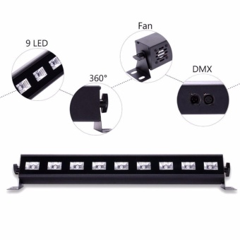 U`King 27W UV Black Light Stage Light 9LED Wall Wash Light WithRemote For Parties Halloween Club Party DJ Disco Metal HousingStage Effect Lighting - Intl June 2018 - 4 U`King 27W UV Black Light Stage Light 9LED Wall Wash light withRemote for Parties Halloween Club Party DJ Disco Metal HousingStage Effect Lighting - intl - 4