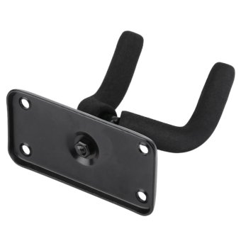 USTORE Practical Guitar Wall Mount Hanger Holder Stand Rack Hooks Fits Most Guitar Black - Intl June 2018 - 2 USTORE Practical Guitar Wall Mount Hanger Holder Stand Rack Hooks Fits Most Guitar Black - intl - 2
