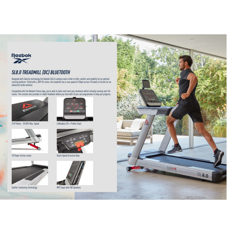 Reebok sublite online treadmill