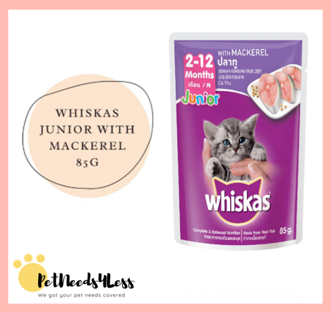whiskas kitten food pouches
