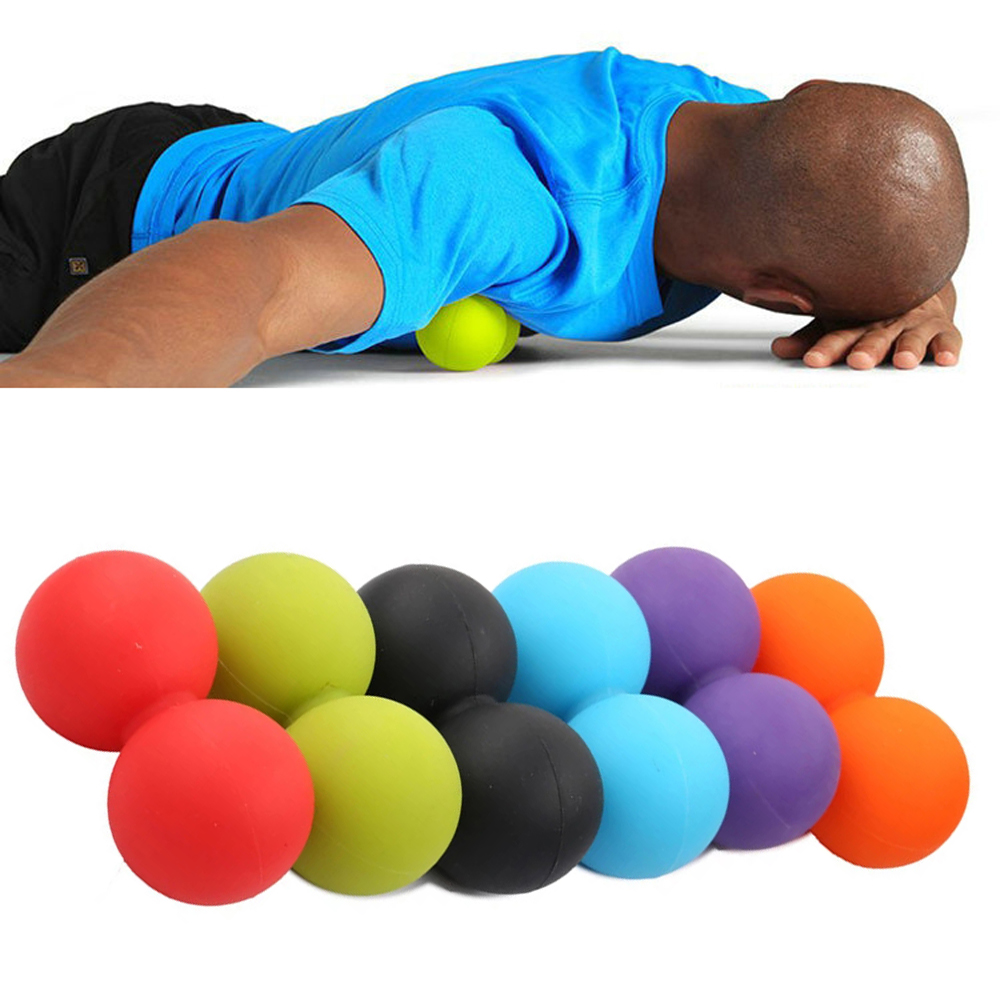 SDGBF Gym สำหรับเท้าลูกบอลบำบัด Trigger Point Ball การออกกำลังกาย Release กล้ามเนื้อถั่วลิสงลูกบอลนวดโยคะลูกบอลซิลิโคน