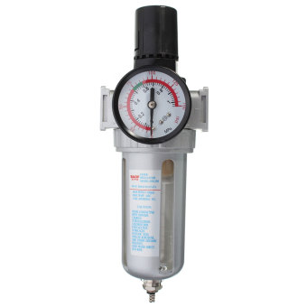 1/4'' BSP Air Filter Separator W/ Regulator Gauge Water Trap For Air Compressor June 2018 - 4 1/4'' BSP Air Filter Separator w/ Regulator Gauge Water Trap For Air Compressor - 4