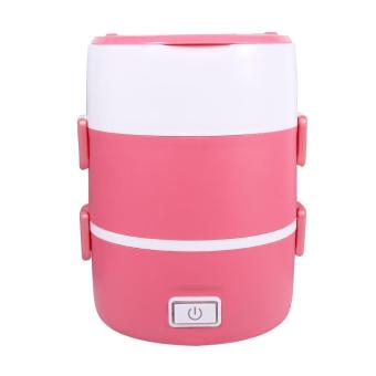 220V 3 Layers Electric Heated Lunch Box (Pink) - Intl June 2018 - 2 220V 3 Layers Electric Heated Lunch Box (Pink) - intl - 2