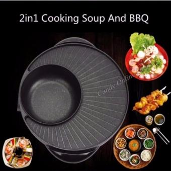 Candy Online 2 In 1 BBQ Grill & Steamboat Hot Pot Shabu RoastFry Pan June 2018 - 3 Candy Online 2 in 1 BBQ Grill & Steamboat Hot Pot Shabu RoastFry Pan - 3
