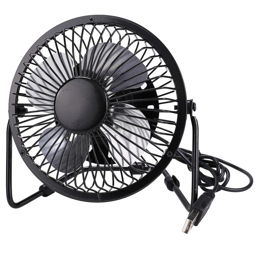 D Super Mute 360 Degree Rotating Metal Blade Usb Mini Desktop D Super Mute 360 Degree Rotating Metal Blade Usb Mini Desktop Cooling Electric Fan Black Philippines