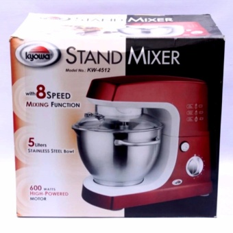 Heavy Duty Kyowa KW-4512 8-Speed 5-Liters Stand Mixer WithAccessories (Red/Black) June 2018 - 3 Heavy Duty Kyowa KW-4512 8-Speed 5-Liters Stand Mixer withAccessories (Red/Black) - 3