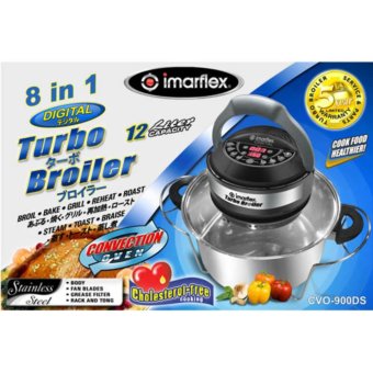Imarflex CVO-900DS Digital Turbo Broiler 12L (Silver) June 2018 - 2 Imarflex CVO-900DS Digital Turbo Broiler 12L (Silver) - 2