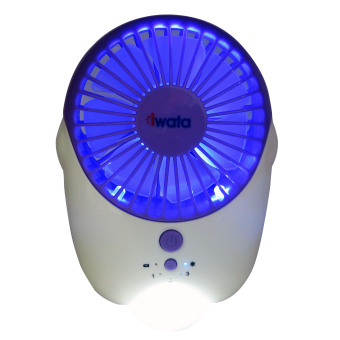Iwata CM16RHF-08 Portable Rechargeable Fan (Purple) June 2018 - 5 Iwata CM16RHF-08 Portable Rechargeable Fan (Purple) - 5