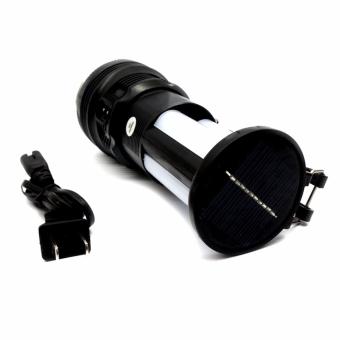 J&J High Quality YJ-2881T Solar And Rechargeable PortableLamp/Flashlight (Black) June 2018 - 2 J&J High Quality YJ-2881T Solar and Rechargeable PortableLamp/Flashlight (Black) - 2