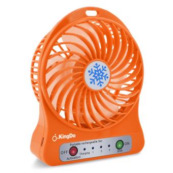Kingdo Brand Mini USB Rechargeable Portable Cooling Desk Fan June 2018 - 2 Kingdo Brand Mini USB Rechargeable Portable Cooling Desk Fan - 2