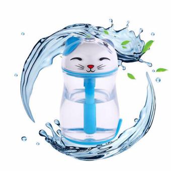 Lucky Cat Shape Mini Air Humidifier Desktop USB Oil Essential Aroma Diffuser Mist Maker Fogger With Multi Colors Night Light (Blue) June 2018 - 4 Lucky Cat Shape Mini Air Humidifier Desktop USB Oil Essential Aroma Diffuser Mist Maker Fogger with Multi Colors Night Light (Blue) - 4
