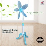 Mark & Tony Strong Wind Super Mute Ergonomic Eco Fan (Blue) August 2018 - 2 Mark & Tony Strong Wind Super Mute Ergonomic Eco Fan (Blue) - 2