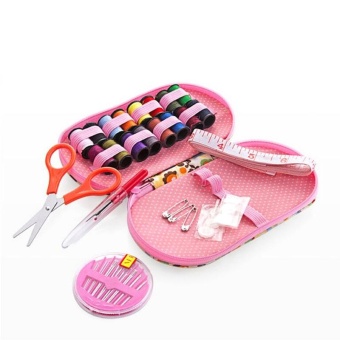 Portable Mini Sewing Kit Box With Needle Threads Pin Scissor - Intl June 2018 - 2 Portable Mini Sewing Kit Box with Needle Threads Pin Scissor - intl - 2