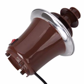 Rukia Mini Chocolate Fountain (Brown) With Cake Pop And CupcakeStand June 2018 - 4 Rukia Mini Chocolate Fountain (Brown) with Cake Pop and CupcakeStand - 4