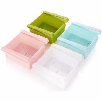 Set Of 4 Slide Kitchen Fridge Freezer Space Saver Rack Shelf HolderRefrigerator Drawer Organizer Storage Box Shelves June 2018 - 2 Set of 4 Slide Kitchen Fridge Freezer Space Saver Rack Shelf HolderRefrigerator Drawer Organizer Storage Box Shelves - 2