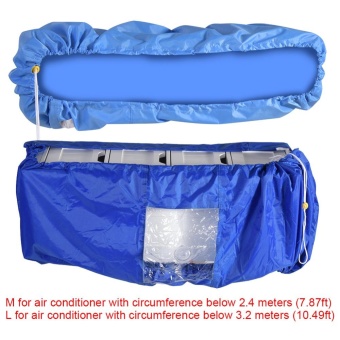 TMISHION Air Conditioner Cleaning Dust Washing Cover WaterproofProtector (Blue Color L) - Intl June 2018 - 2 TMISHION Air Conditioner Cleaning Dust Washing Cover WaterproofProtector (Blue Color L) - intl - 2