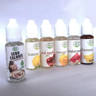 Green Leaves Concentrated Flavor Essences And Liquid SucraloseSweetener Dessert Combo 2 Set Of 6 (Zero Calorie Liquid Sweetener,Red Apple, Watermelon, Banana, Lemon, Mango) June 2018 - 2 Green Leaves Concentrated Flavor Essences and Liquid SucraloseSweetener Dessert Combo 2 Set of 6 (Zero Calorie Liquid Sweetener,Red Apple, Watermelon, Banana, Lemon, Mango) - 2