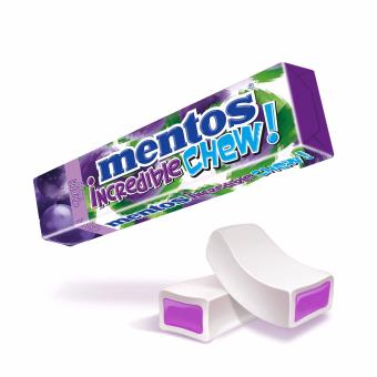 Mentos Incredible Chew Grape June 2018 - 3 Mentos Incredible Chew Grape - 3