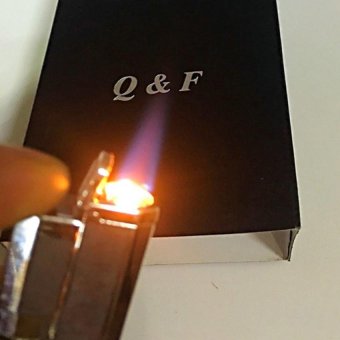 Q&F AM-143 Windproof Lighter With Box (Silver) With FREE LDLACE June 2018 - 3 Q&F AM-143 Windproof Lighter with box (Silver) with FREE LDLACE - 3