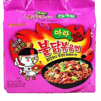 SamYang Buldak Bokkum Myun 4x SPICY Multi 135g X 5pc June 2018 - 4 SamYang Buldak Bokkum Myun 4x SPICY Multi 135g x 5pc - 4