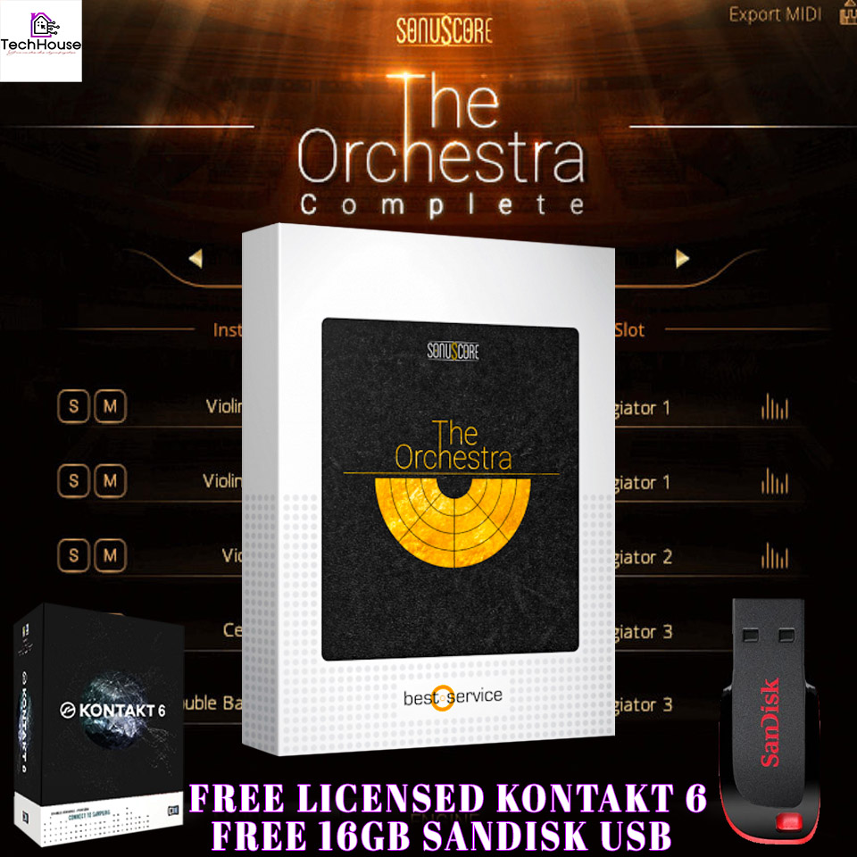 THE ORCHESTRA Kontakt Library  (Free 16Gb USB and Licensed Kontakt  ) For Electronic Musicians | Lazada PH